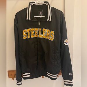 New Era Pittsburg Steelers NFL Team Apparel Zip Up Jacket Size Small